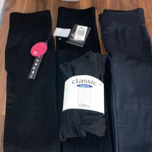Lot of New Leggings 4 Pairs Juniors Sz. L/XL